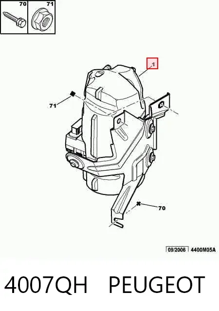 Bomba de dirección 4007QH Peugeot/Citroen