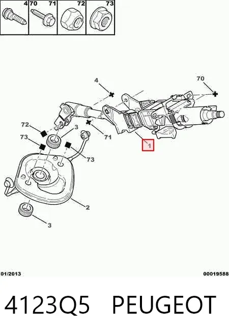 Columna dirección Citroen C5 I