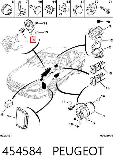 Sensor angulo de giro Peugeot 406 8B