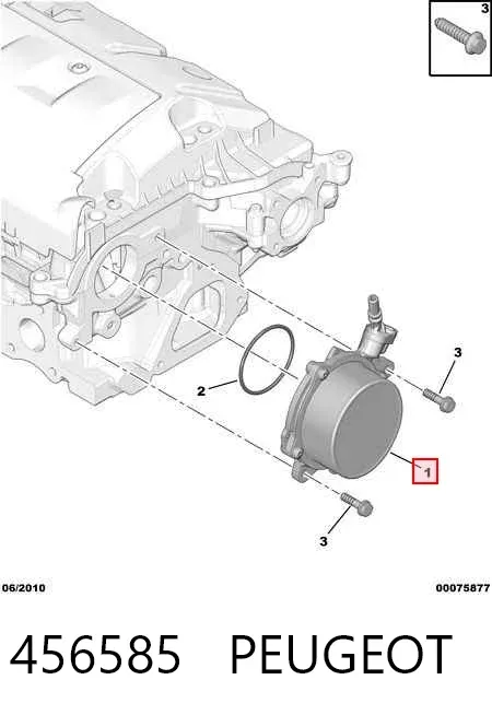 Bomba de vacío 456585 Peugeot/Citroen