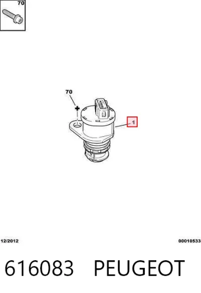 Sensor de velocidad PEUGEOT 616083