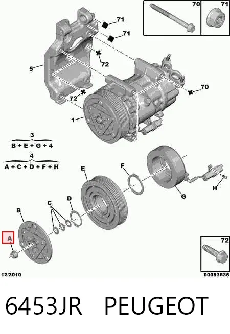  6453JR Peugeot/Citroen