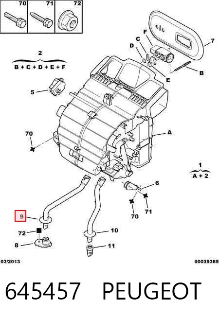  645457 Peugeot/Citroen