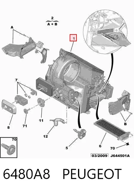  6480A8 Peugeot/Citroen