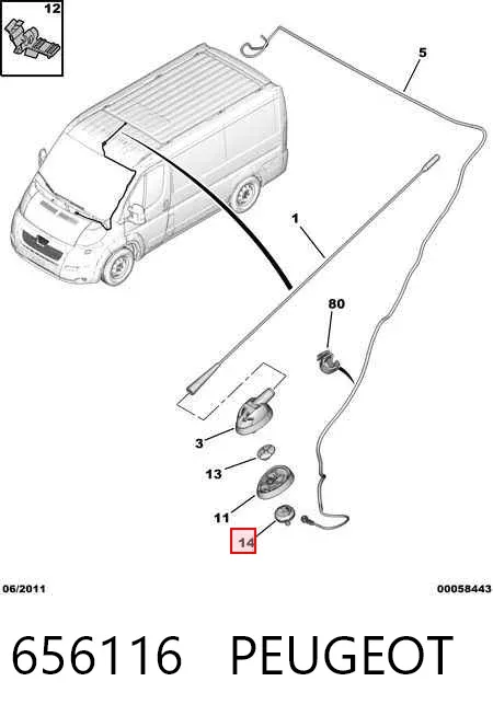  656116 Peugeot/Citroen