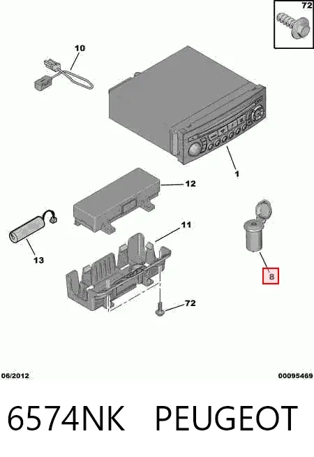  6574NK Peugeot/Citroen