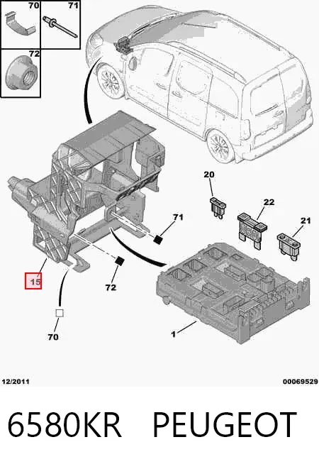  6580KR Peugeot/Citroen