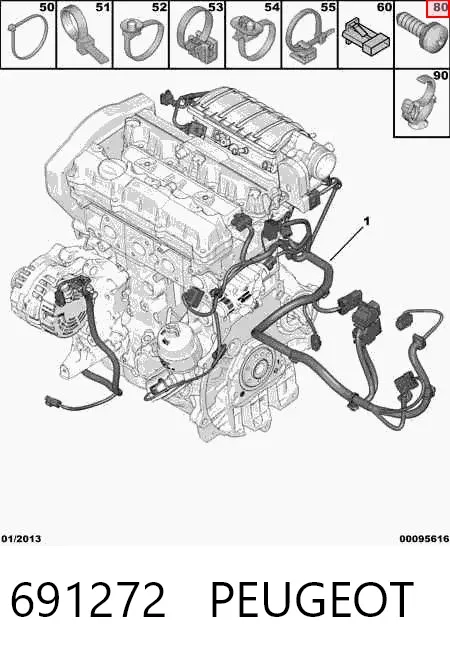 Turbocompresor 691272 Peugeot/Citroen
