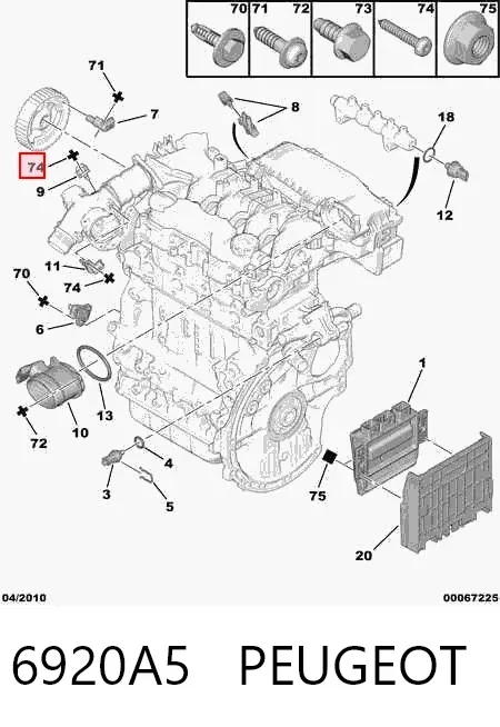  6920A5 Peugeot/Citroen