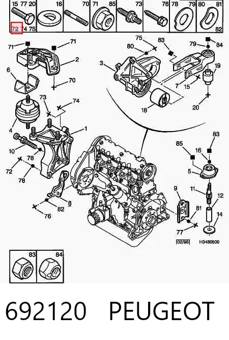  692120 Peugeot/Citroen