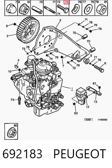  692183 Peugeot/Citroen
