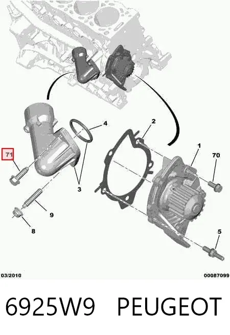  6925W9 Peugeot/Citroen
