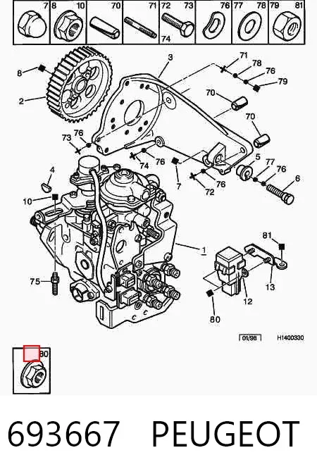  693667 Peugeot/Citroen