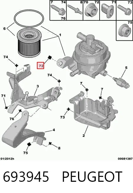  693945 Peugeot/Citroen