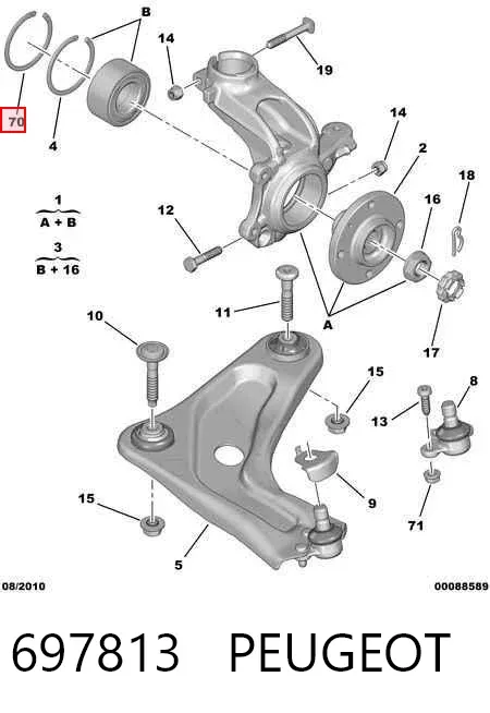  697813 Peugeot/Citroen