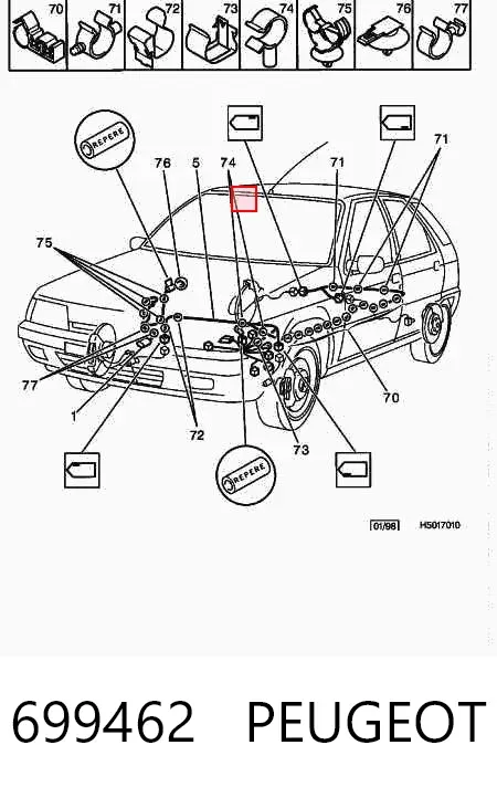  699462 Peugeot/Citroen