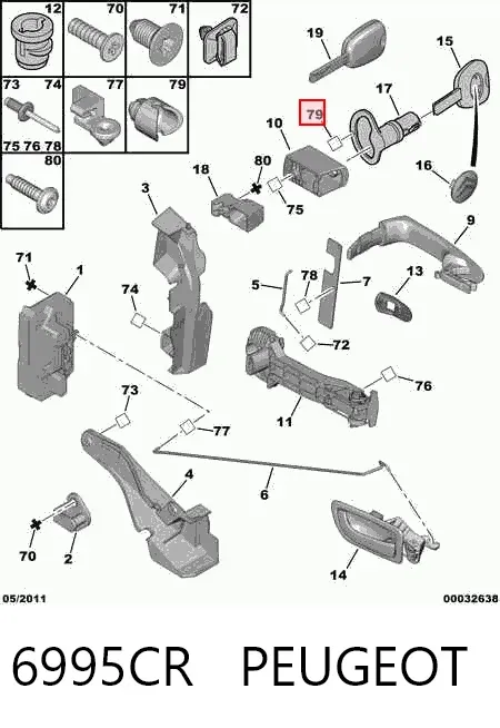  6995CR Peugeot/Citroen