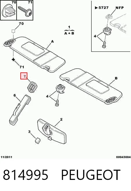  814995 Peugeot/Citroen