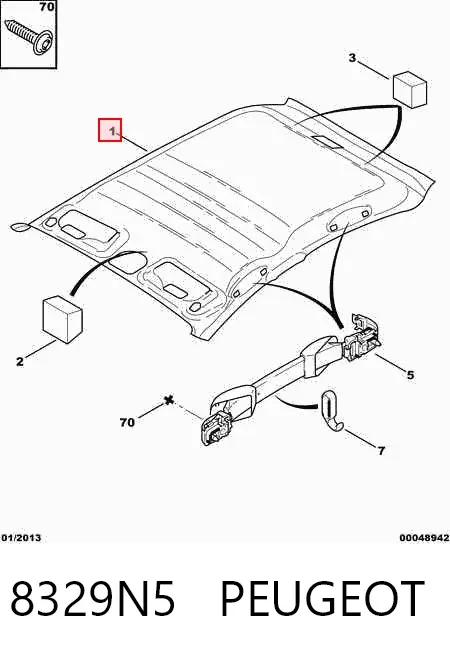 Techo interior Citroen C5 I