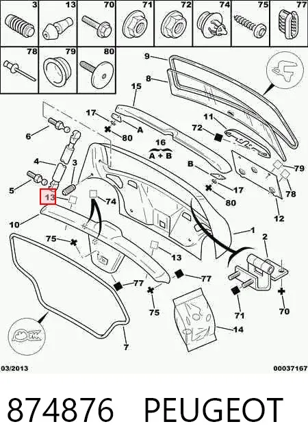  874876 Peugeot/Citroen