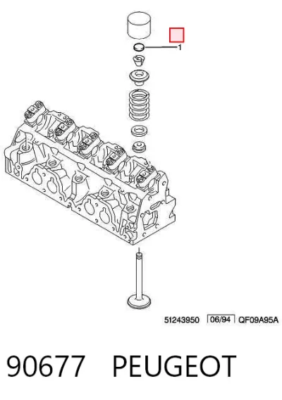 Arandela de ajuste PEUGEOT 90677
