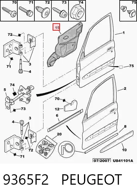  9365F2 Peugeot/Citroen
