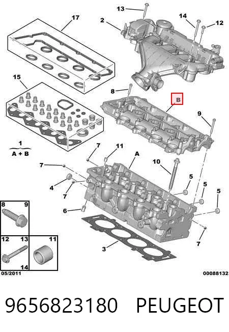 Culata 9656823180 Peugeot/Citroen