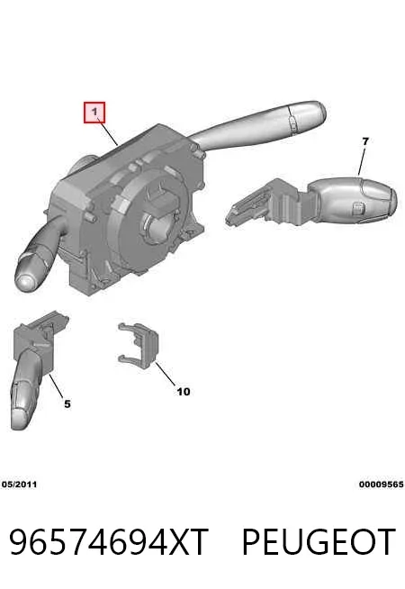Conmutador columna dirección 96574694XT Peugeot/Citroen