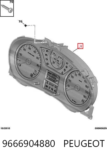 Cuadro instrumentos 9801642280 Fiat/Alfa/Lancia