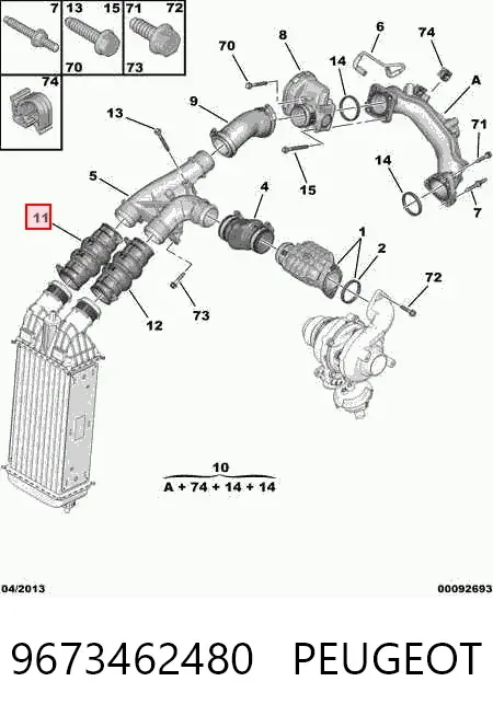  9673462480 Peugeot/Citroen
