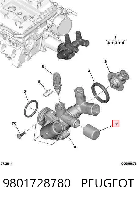  9801728780 Peugeot/Citroen