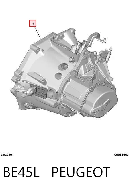 Caja de cambios BE45L Peugeot/Citroen