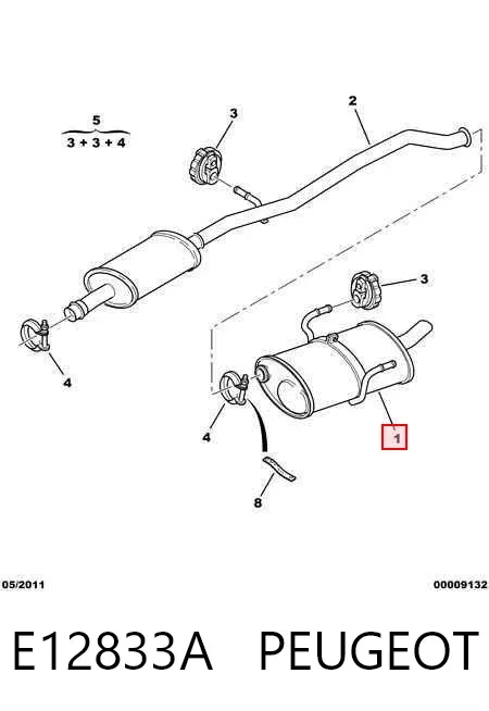  E12833A Peugeot/Citroen