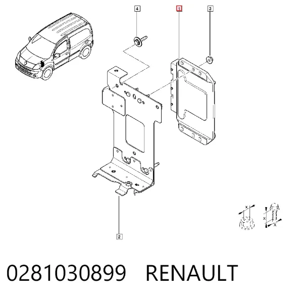 ECU 0281030899 Renault (RVI)
