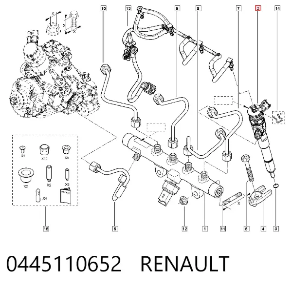 Inyector Renault Clio IV