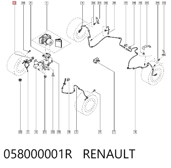  058000001R Renault (RVI)