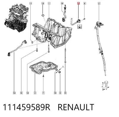 Sensor de nivel de aceite del motor RENAULT 111459589R