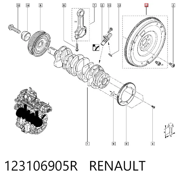  123106905R Renault (RVI)