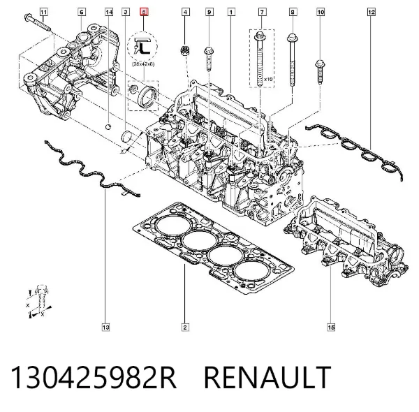 130425982R Renault (RVI)