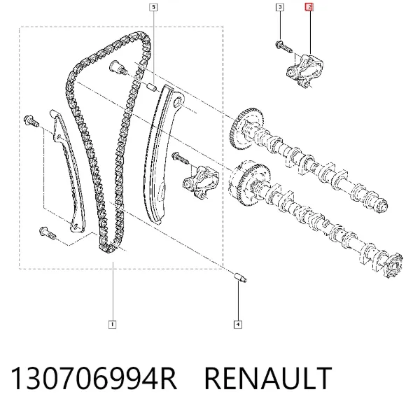 Tensor de cadena de distribución 130706994R Renault (RVI)