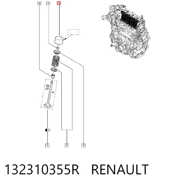 Taqués hidráulicos 132310355R Renault (RVI)