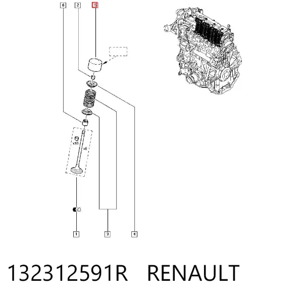 Taqués hidráulicos 132312591R Renault (RVI)