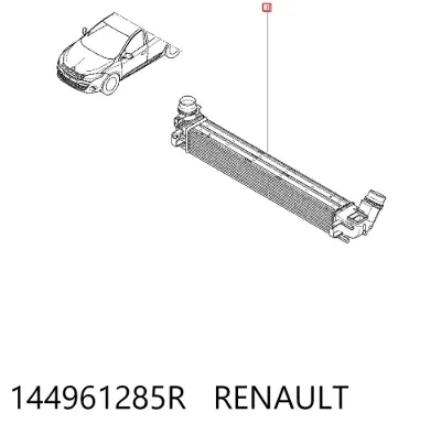 Intercooler RENAULT 144961285R