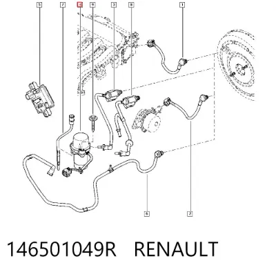 Bomba de vacío RENAULT 146501049R