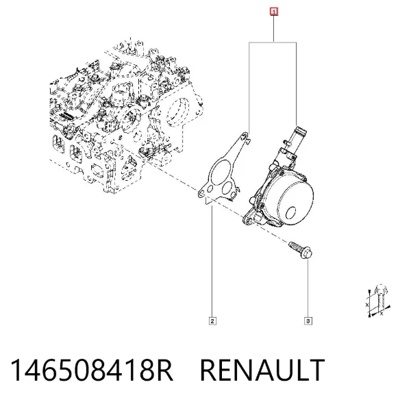 Bomba de vacío 146508418R Renault (RVI)