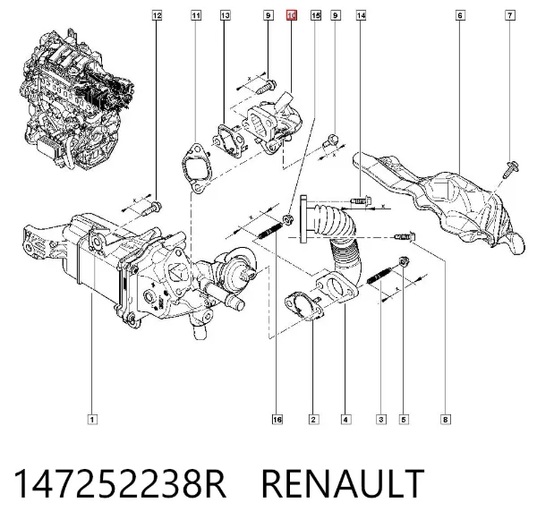  147252238R Renault (RVI)