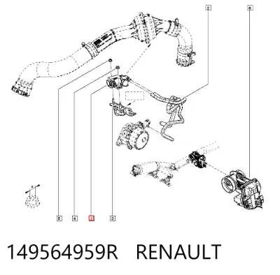 Válvula (actuador) De Control De Turbina RENAULT 149564959R