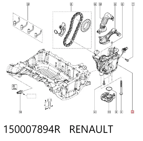 Bomba De Aceite 150007894R Renault (RVI)