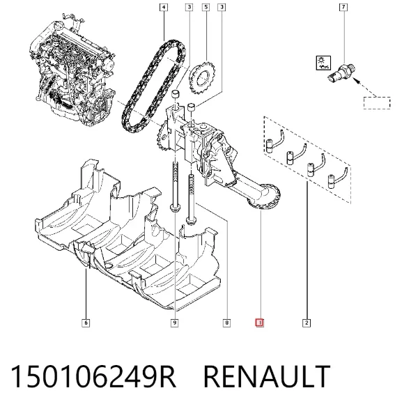 Bomba De Aceite 150106249R Renault (RVI)