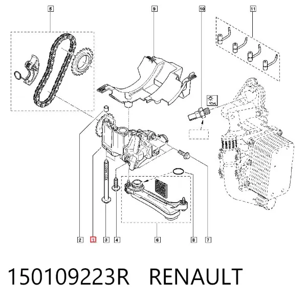 Bomba De Aceite 150109223R Renault (RVI)